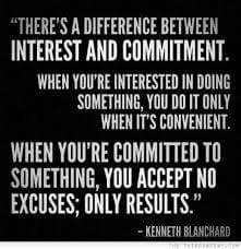 interest and commitment