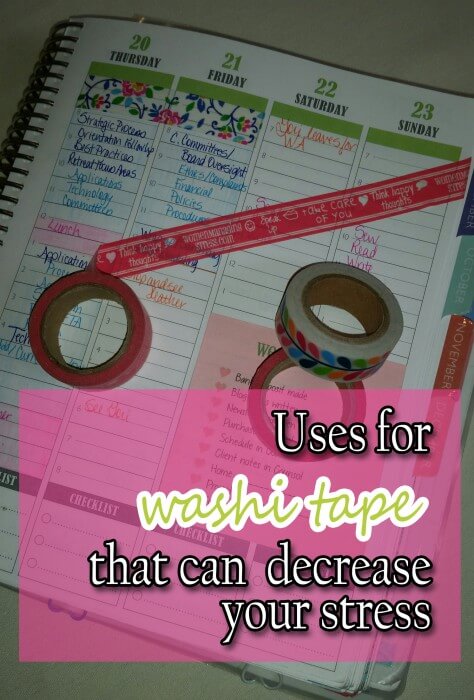 uses for washi tape